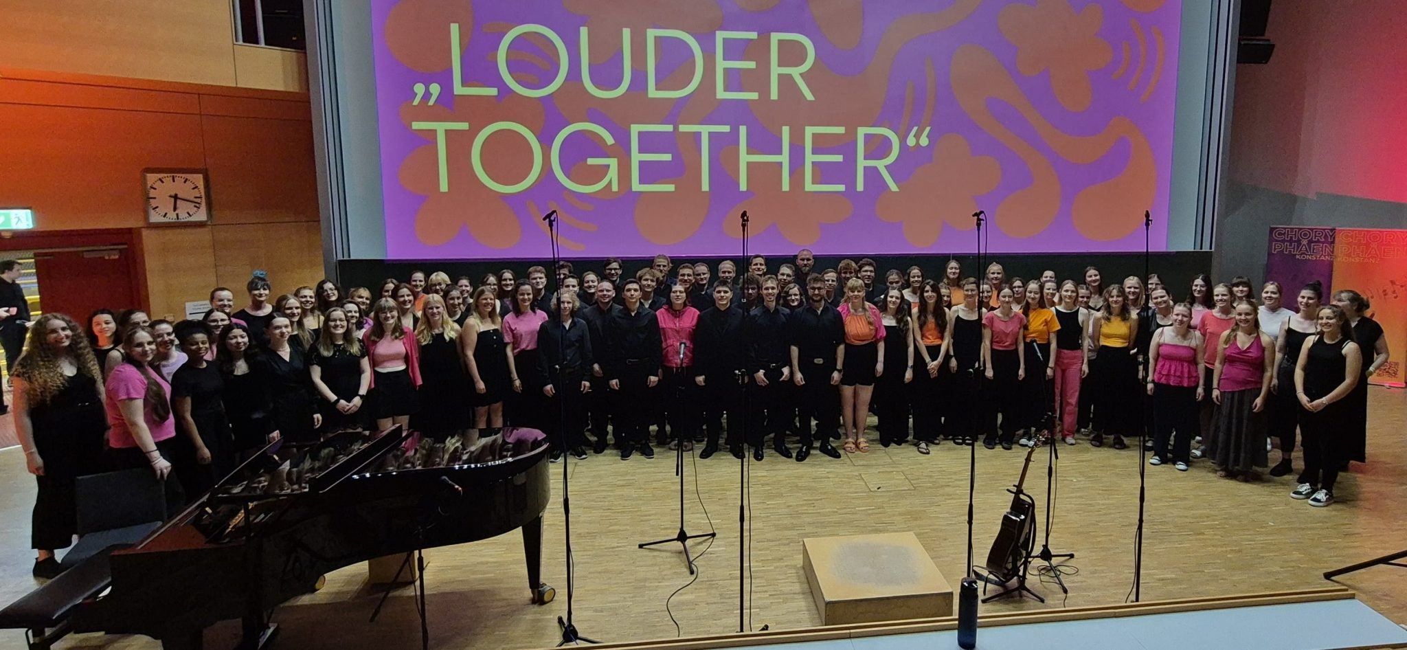 d'Acchord Chor beim Konzert